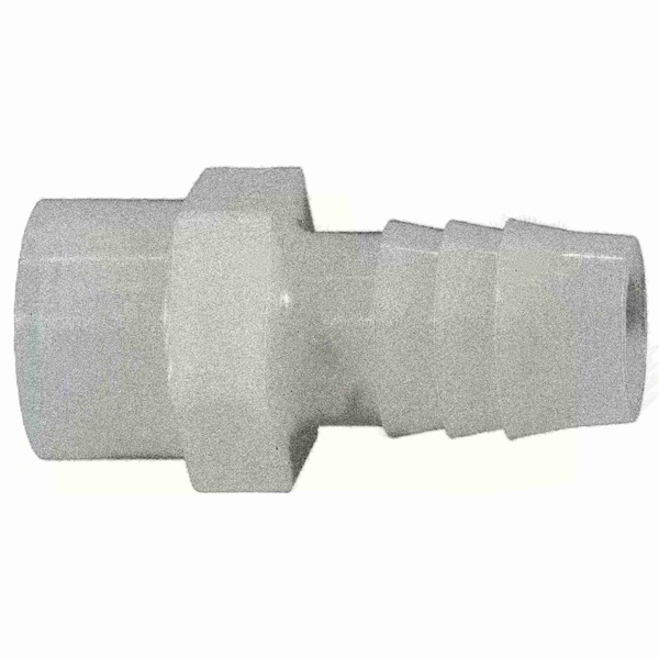 Midwest Fastener 1/2" x 1/4FIP Nylon Plastic Female Hose Barbs 2PK 33713 - main